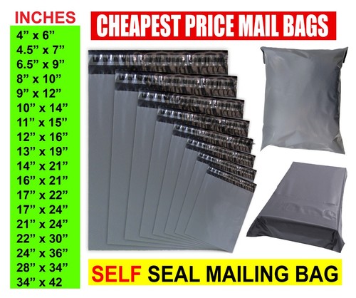Grey mailing bags all sizes - mailing,