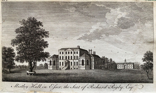 1776 antique print mistley - 1776,