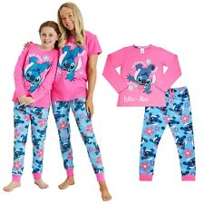 Girls Ladies Disney Lilo & Stitch Personalised Pyjamas Mothers Day Matching
