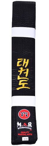 Mar taekwondo black belt - taekwondo,