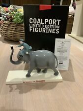 Guinness Coalport Elephant & Keeper Ltd Edition Mint Condition Boxed Stunning