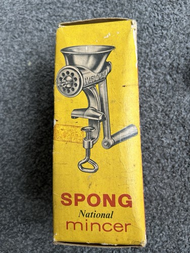 Spong national mincer - spong, vintage