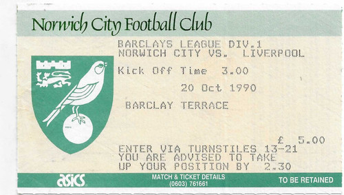 Norwich city liverpool 20th - liverpool,