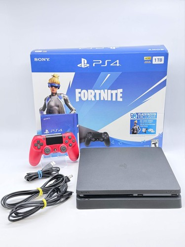 Sony playstation slim 1tb - playstation, 4