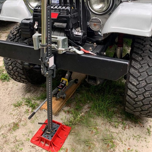Off base for lift - lift, jack