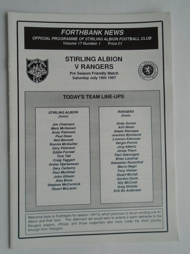 Stirling albion rangers - stirling,