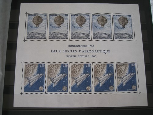 Monaco mnh 1983 europa - m/s,