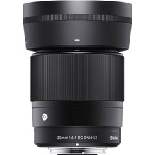 Sigma 30mm f/1.4 Contemporary DC DN Prime Lens for Sony E-mount - Open Box