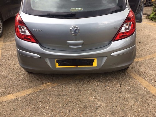 Vauxhall corsa rear bumper - d,