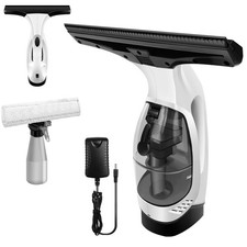Window Vac Cordless Rechargeable Vacuum Steam Streak-Free Glass Cleaner 150ML