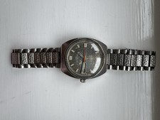 Rare Vintage EDOX Stainless Steel Gents Mens Automatic Swiss Watch Wristwatch 