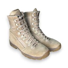 British Army Meindl Beige Desert Combat Boots Suede Walking Hiking - All Sizes
