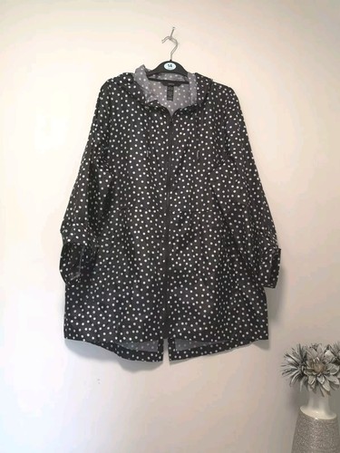 Bnwot black white polkadot - black,