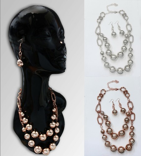 Shiny pearl chunky statement - shiny,