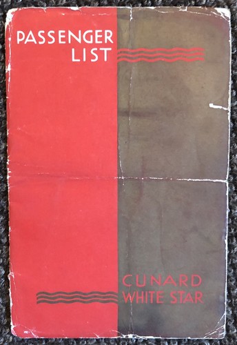 Rms parthia cunard white star - rms,