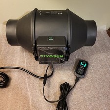 VIVOSUN AeroZesh G4 Inline Duct Fan 100 mm Grow Tent Fan W/ E12 Controller