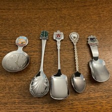 Job lot of Five Souvenir Spoons