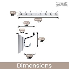 Coat rack wall - wall, wooden