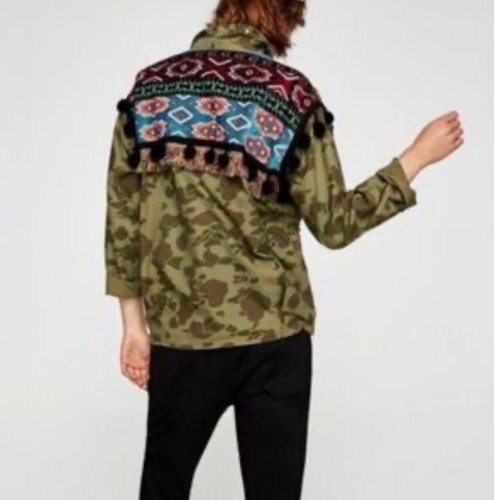 Zara woman camo utility jacket - zara,