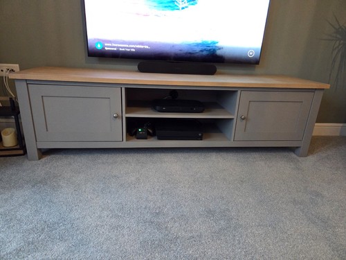 Next unit dove grey - next, tv