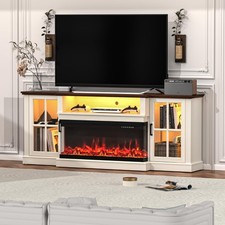 3 Sided Electric Fireplace TV
