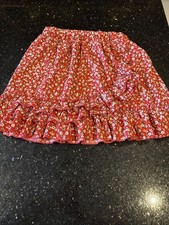 Girls Red Frilly Skirt, Next