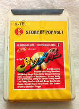 K TEL STORY OF POP VOL 1, 8 TRACK TAPE Cassette untested