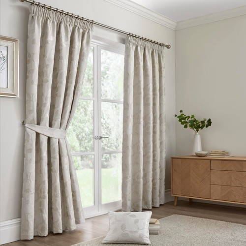 Pencil pleat curtains pair - curtains,