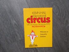 Kelvin Hall Carnival & International Circus Glasgow 1975 - 76 Jubilee Programme