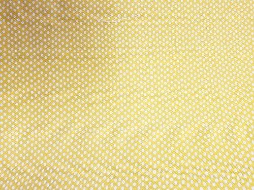 Yellow with white - with, dot