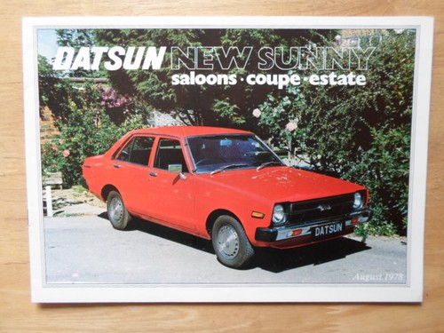 Datsun sunny range orig 1978 - datsun,