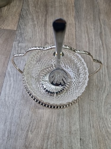 Vintage silver plated sugar - silver,