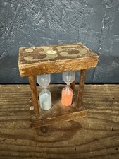 Vintage Wooden Egg Timer Sand