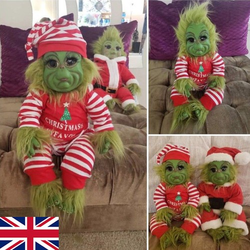 Christmas grinch baby stuffed - grinch,