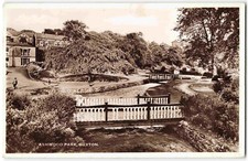 Buxton Ashwood Park Derbyshire Footbridge - 1961 Real Photo Postcard T04