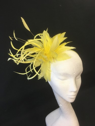 Lemon yellow feather - lemon,