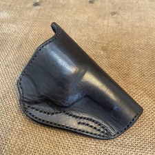 Vintage black leather pistol holder Brocock Ltd