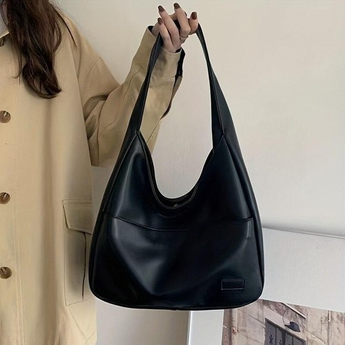 Women hobo bag simple - bag, pu
