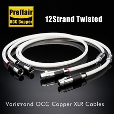 Pair 12 Cores 5N OCC Silver