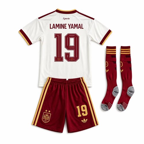 Spain away kids football kit - away, 2