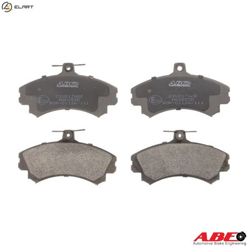 Brake pad set disc - pad,