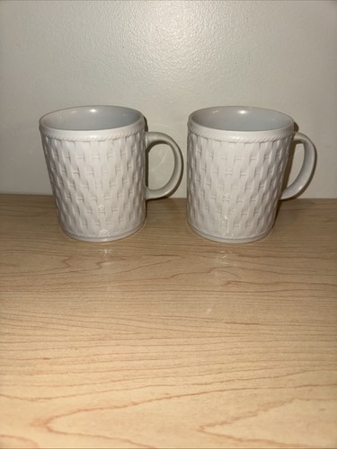 Set oneida wicker white - set,