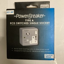 Powerbreaker 1 Gang RCD Single