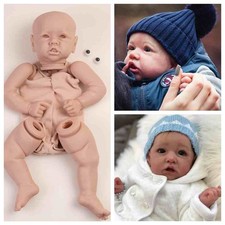 Reborn Dolls Kit DIY Unpainted Lifelike Newborn Baby Doll Full Limb Vinyl Kits