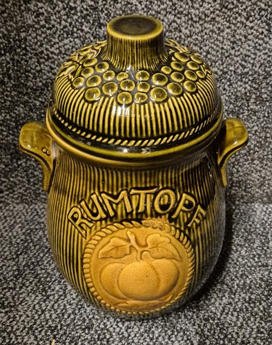 Rumtopf vintage lidded jar - ,