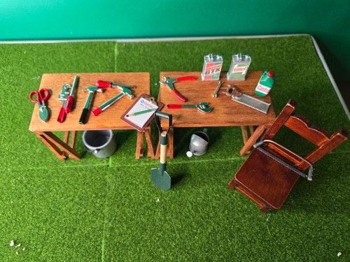 Doll house work table - work,