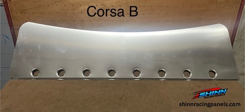 Aluminium corsa nameboard - aluminium,