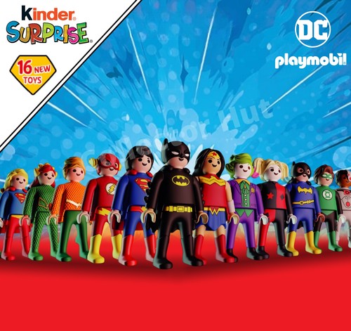 Kinder egg playmobil mini - kinder, dc