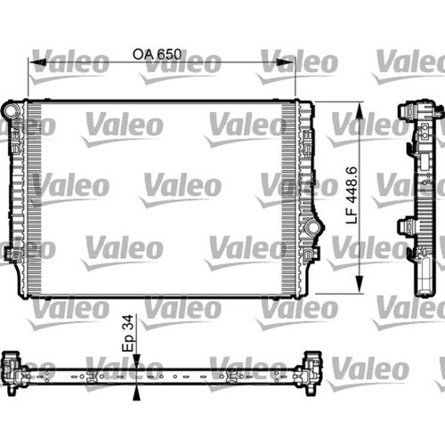 Valeo engine radiator fits - engine,