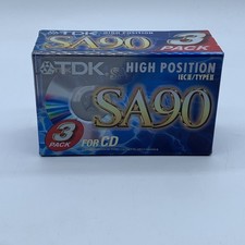 TDK SA90 Audio Cassette Pack